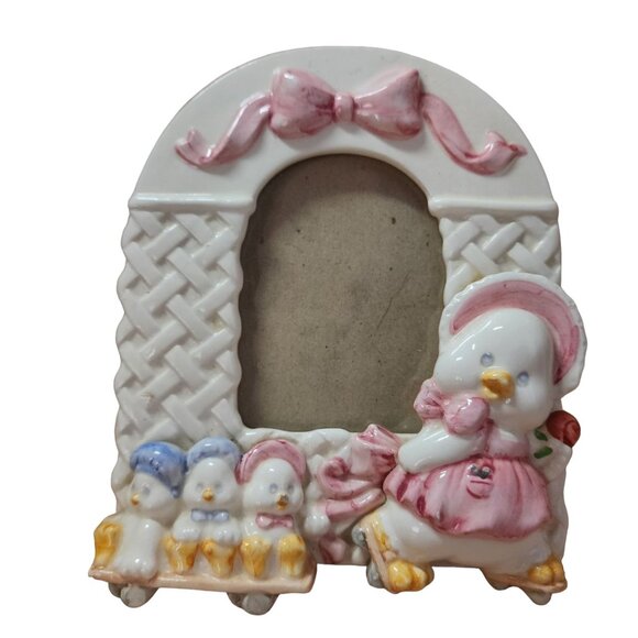 Vintage Terragrafics Ceramic Picture Frame 1987 Taiwan - Picture 1 of 4